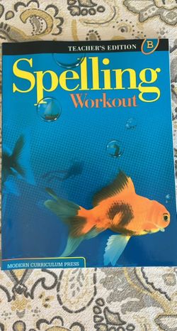 Modern Curriculum Press Spelling Workout Teacher's Edition Level B