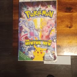 Pokemon The First Movie On VCR Tape It's A Collectors