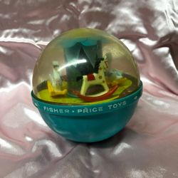 VINTAGE FISHER PRICE Roly Poly Chime Ball