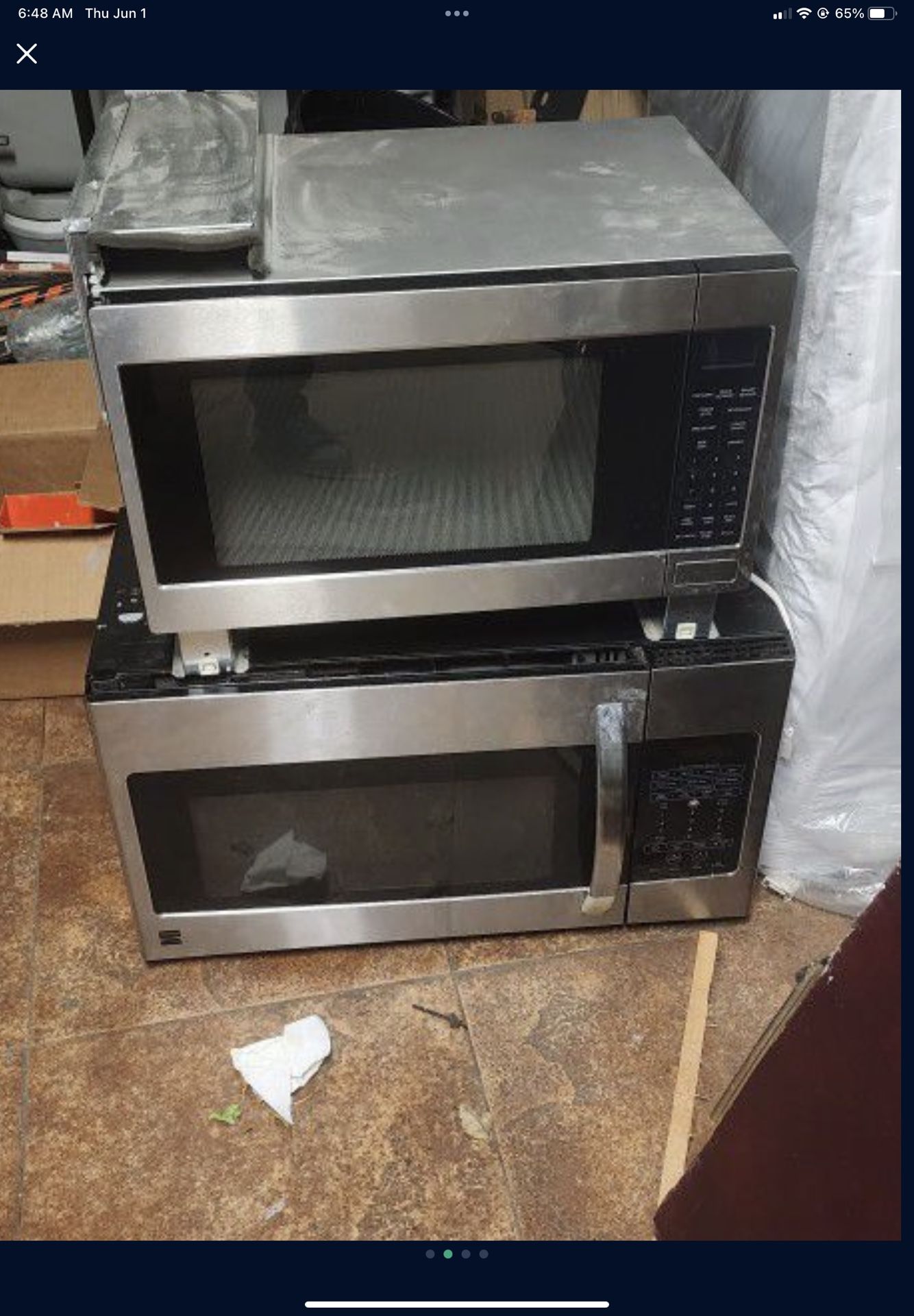 High-Quality Thermador MBES/01 24 Inch Microwave - Like New Condition! Cash Only - Must Go Today
