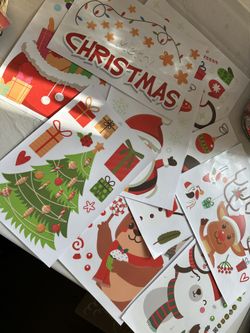 Christmas Window Clings