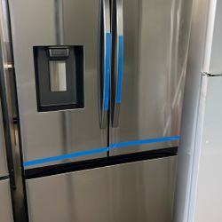 NEW OPEN BOX SAMSUNG FRENCH STYLE REFRIGERATOR 
