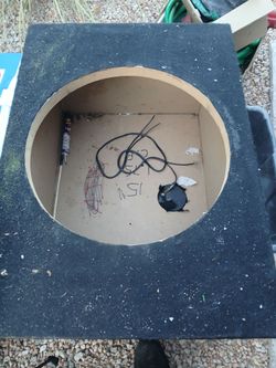 12"  speaker box