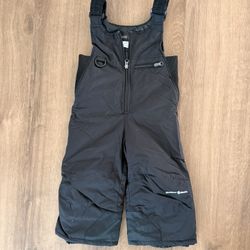Toddler Snow Bib Size 2T Black (New)