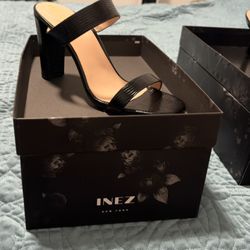 size 10 black  INEZ new york heels