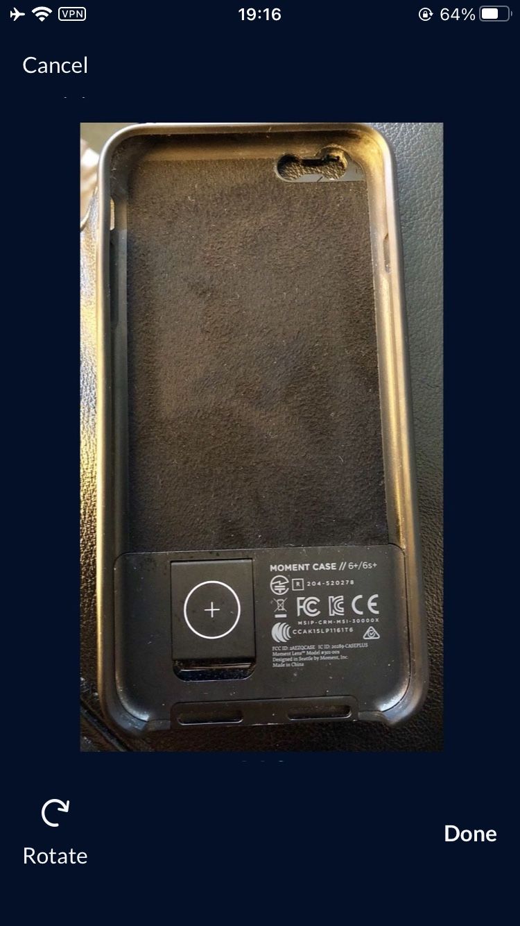 Battery Photo Case With Electronic Shutter