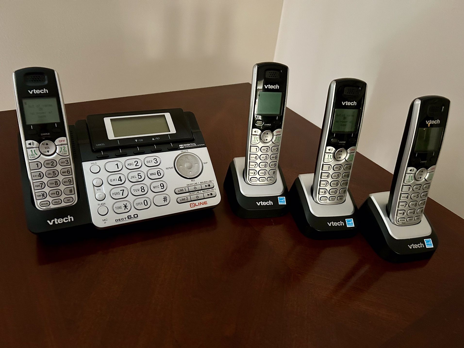 VTech 2 Line Cordless Phone System