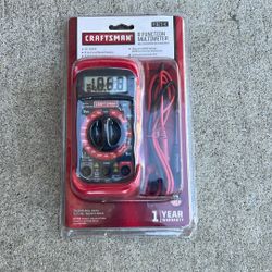 Craftsman 8 Function Multimeter 