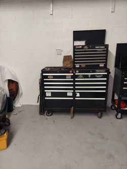 Craftsman Double Tool Chest On Casters Upper/lowerboxes