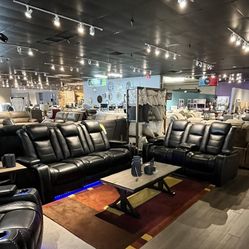 Power Reclining Sofa And Loveseat 