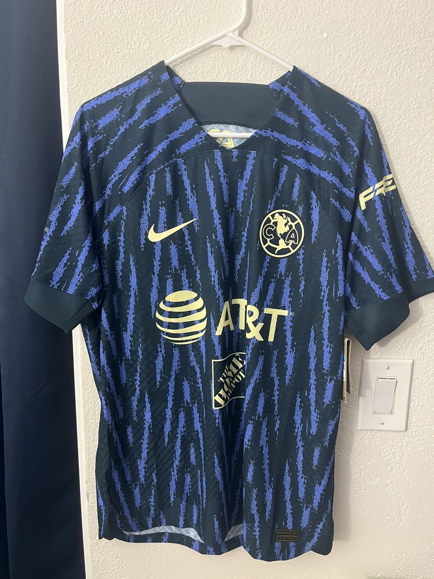 Nike Club America Vapor Match ADV Away Soccer Jersey 22/23 M Medium DJ7638-455