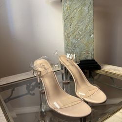 Clear heels Womens