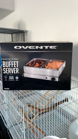 Ovente Electric 2-Tray Buffet Server FW152S