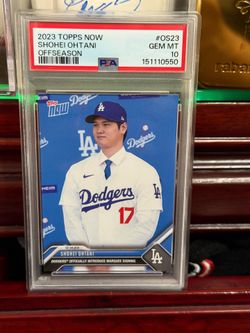 2023 Topps Now Shohei Ohtani Offseason PSA 10 Dodgers