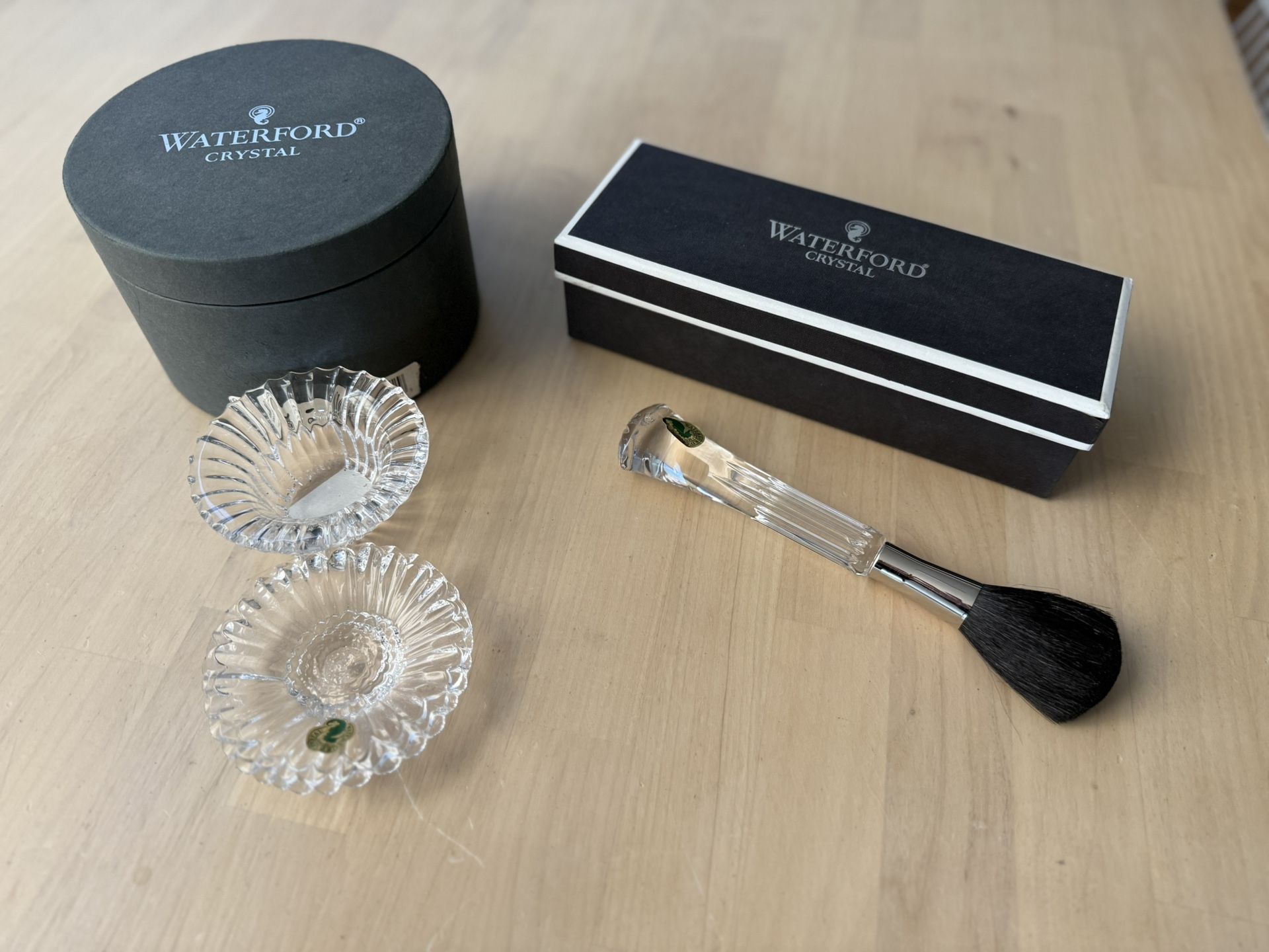 Waterford Makeup Brush And Jewel Box