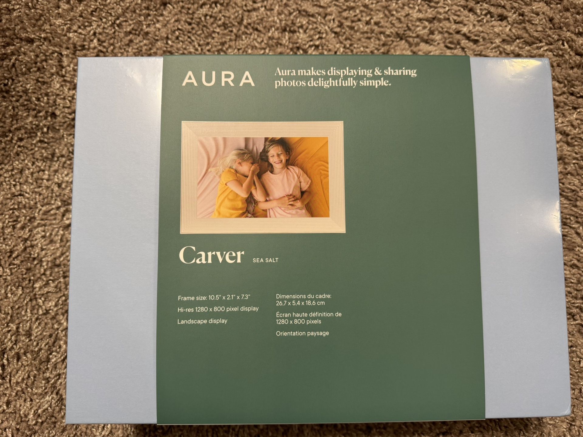 *Sealed* Aura Carver 10.1" Digital Photo Frame