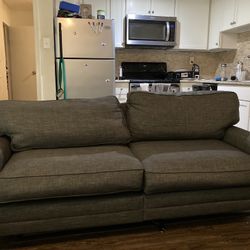 Grey Loveseat Couch 