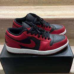 Jordan 1 Low Red/black Size 9