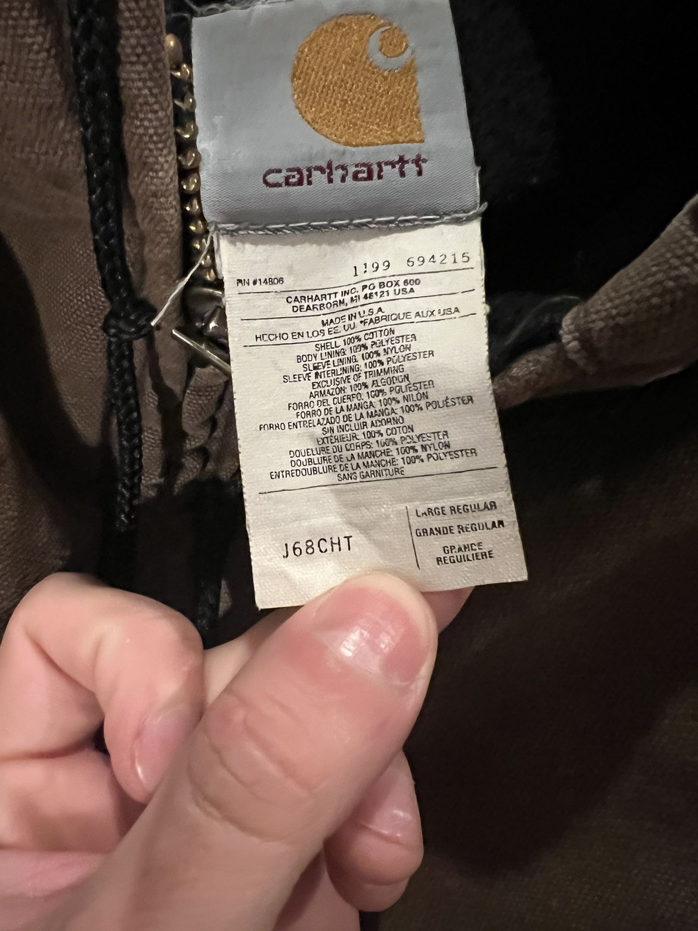 Carhartt Jacket Brown