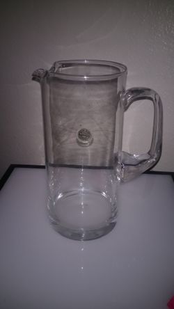 Colony glass handmade pitcher made in Turkey