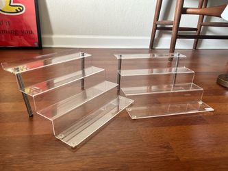 acrylic display risers set of 2