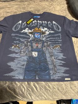 Godspeed aura farm tee navy 100% authentic size XL
