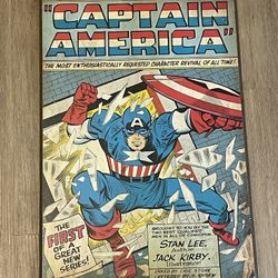 Captain America Wooden Wall Art Poster