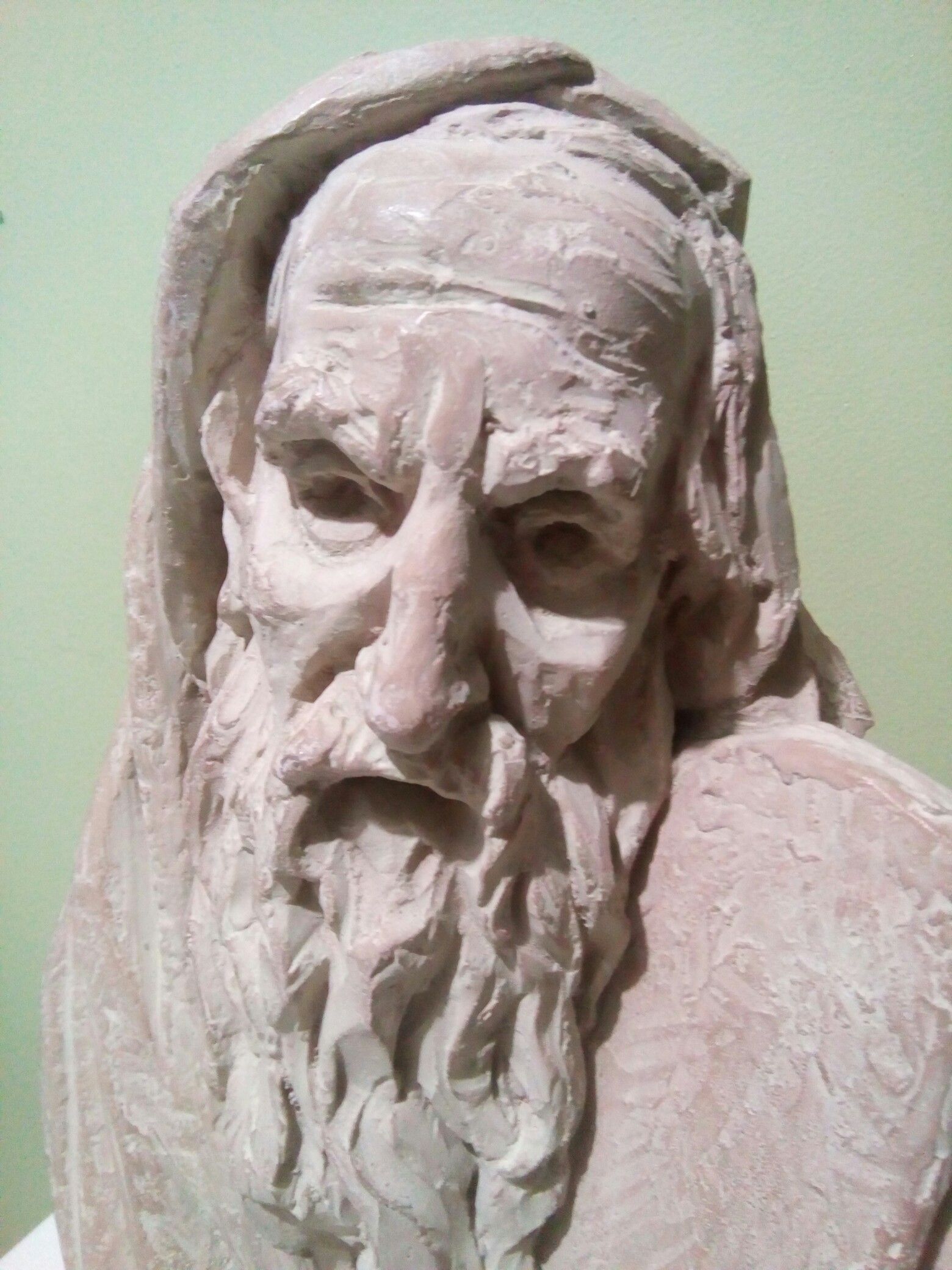 Moses Statue Arnold Bergier Judaica Sculpture 1967 Leonardo Arts Work Inc