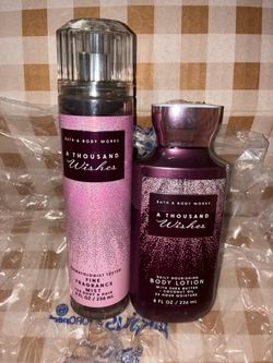 Bath & body works a thousand wishes set