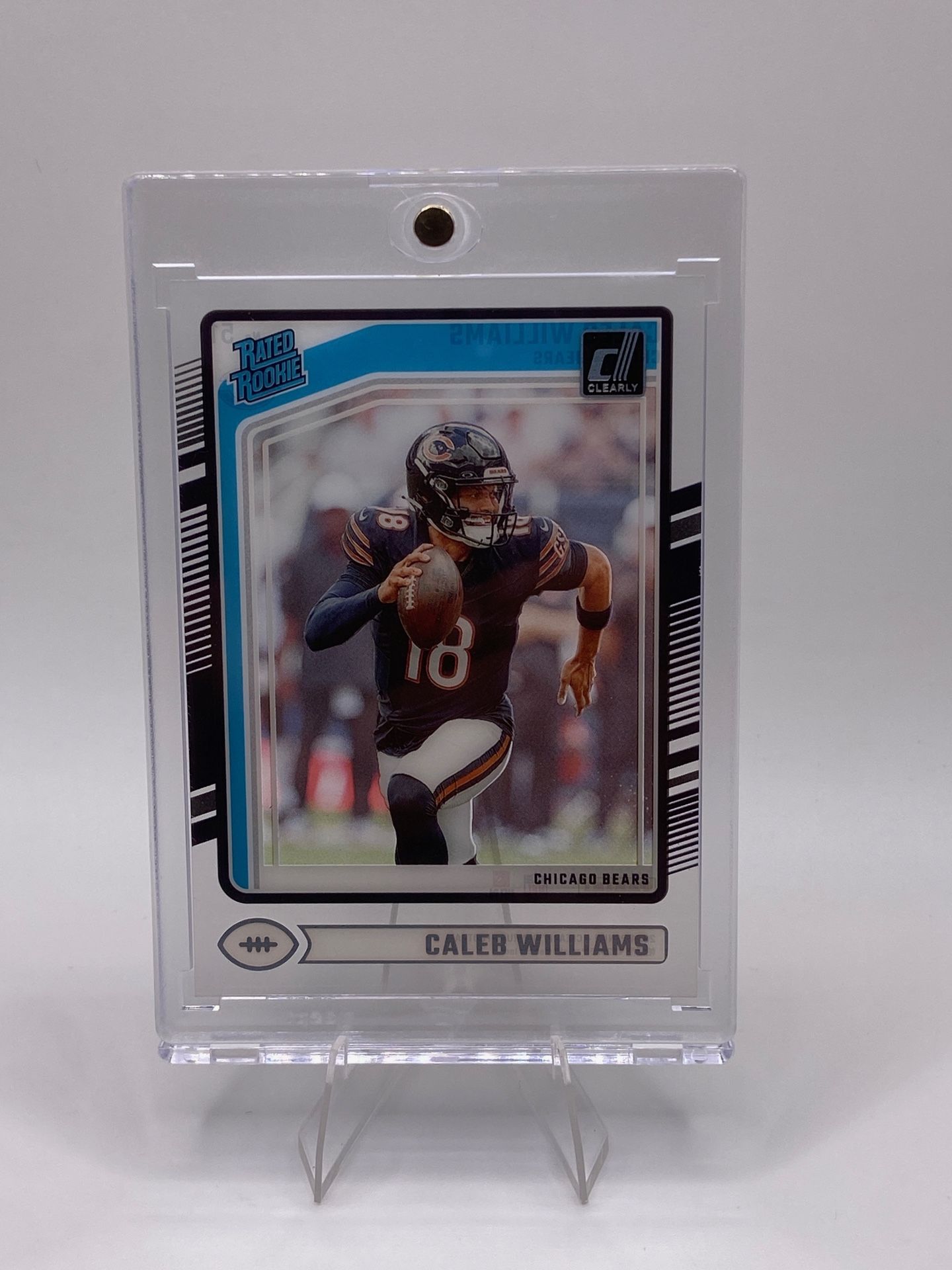 Caleb Williams Donruss Clearly - $10