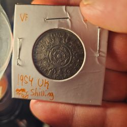 1954 UK SHILLING