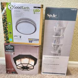 Two Lighing and SHOWER Caddy