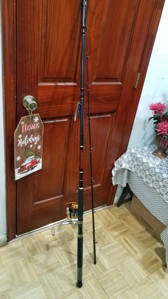 Daiwa 9'6 Fishing Rod w/ Big Reel Both Brand New