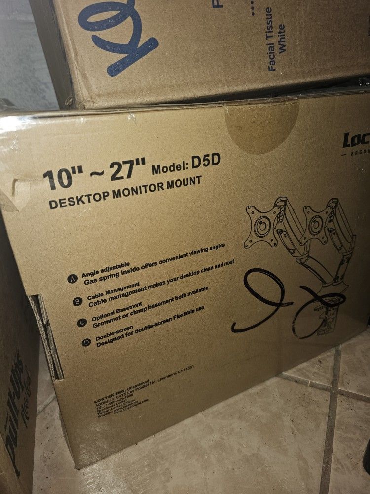 New - Loktek D5d Dual Monitor 