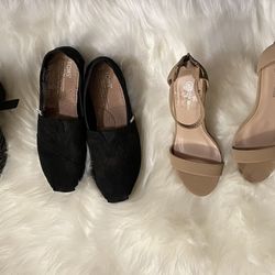 My daughter is cleaning closeth heels size 5.5 $10 Each