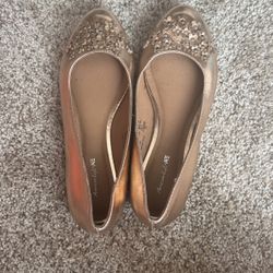 American Eagle Rose Gold Flats