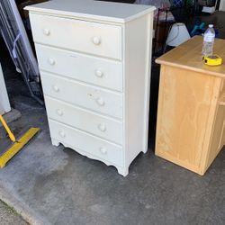 Painted wood dresser