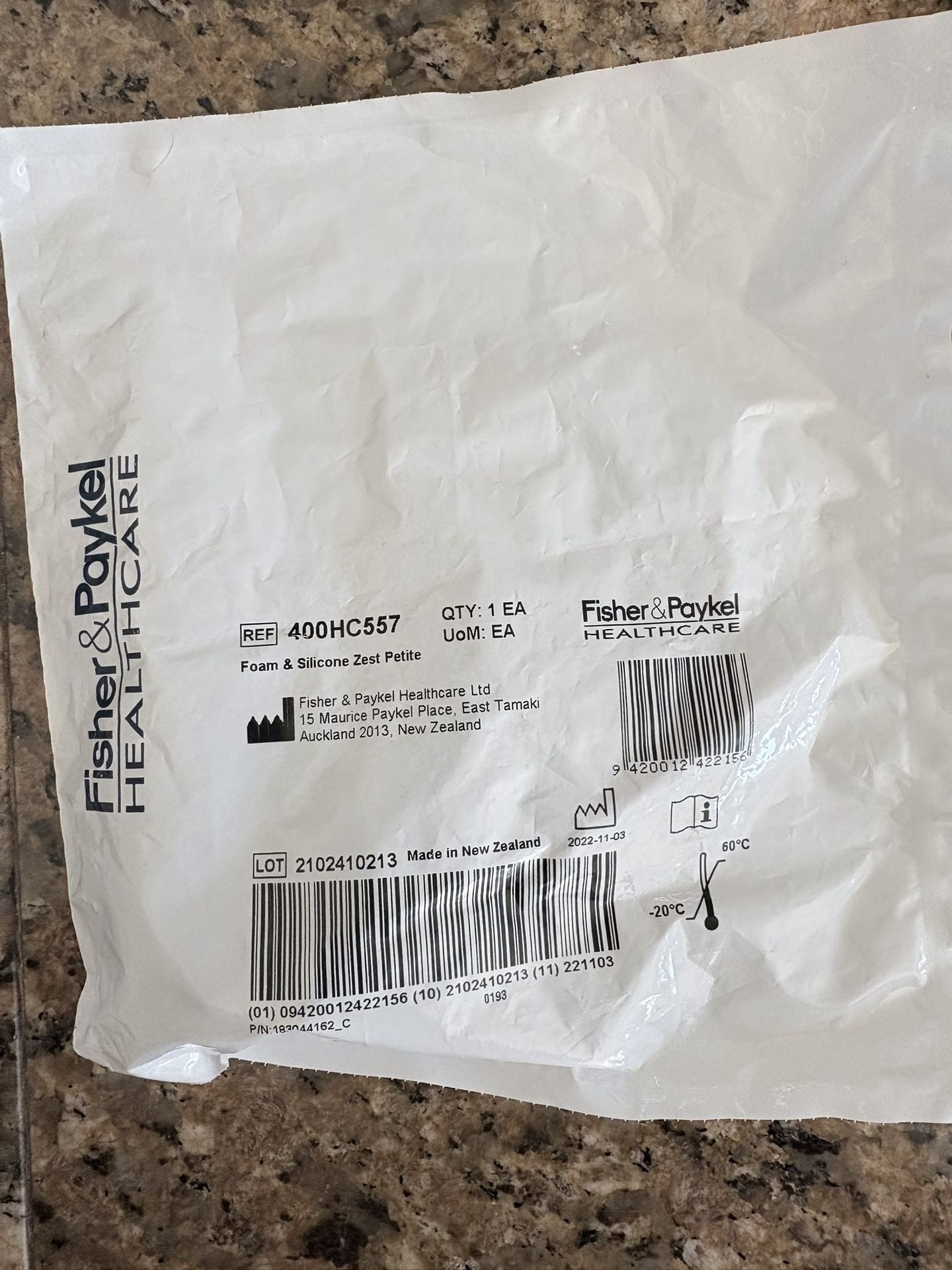 Fisher&Paykel Easy Clip Silicone Seal & Foam Cushion For Zest Nasal Mask