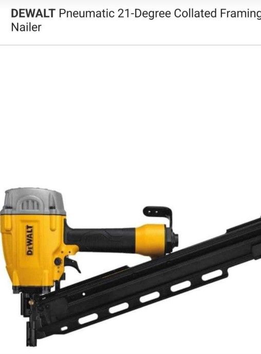 Dewalt Pneumatic 21-Degree Collated Framing Nailer