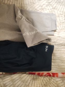 2 PcheeBum Work Out Leggings Size M
