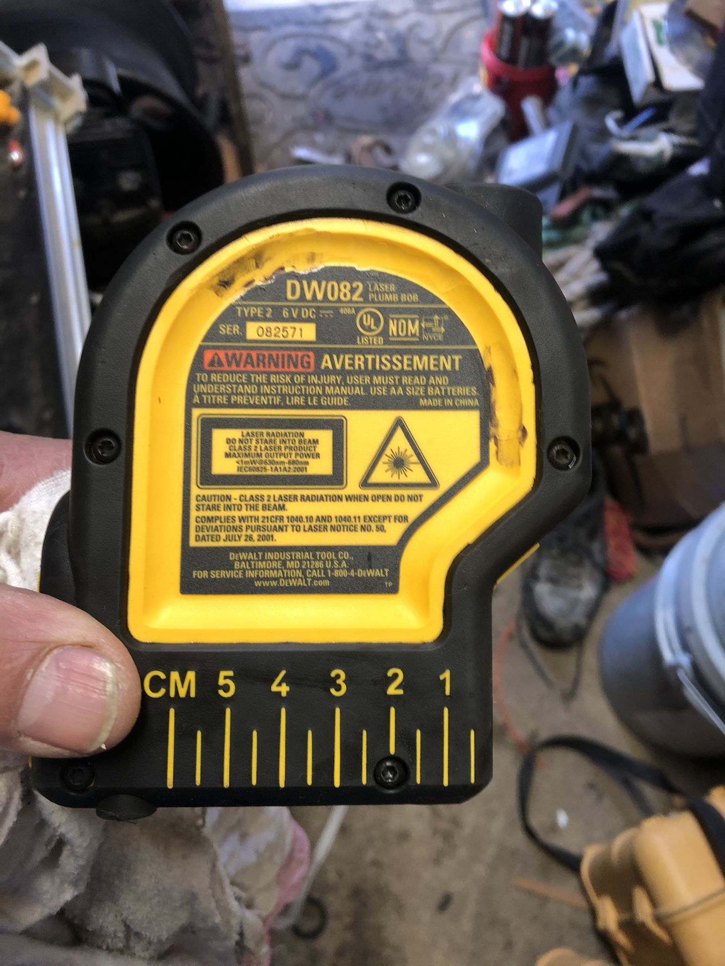 DeWalt Laser Plumb Bob