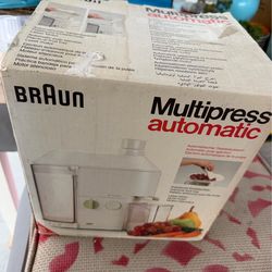 BRAUN AUTOMATIC FOOD PROCESSOR