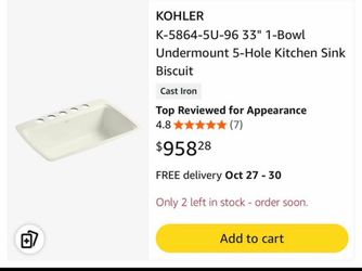 Kohler Sink