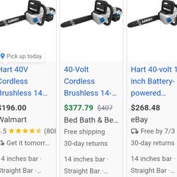 Brushless 14-in Chainsaw Hart