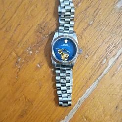 Rolex De Mujer Azul En Buenas Condiciones