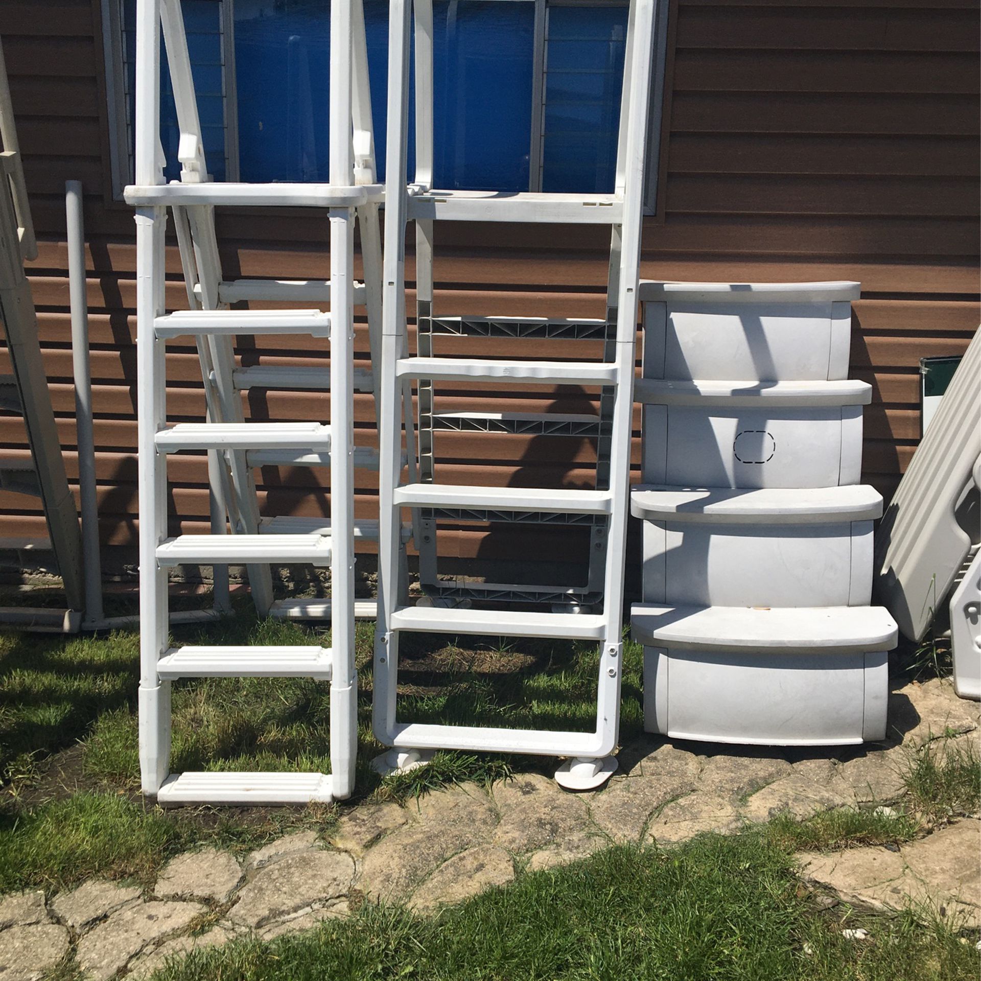Several swimming pool ladders deck ladders stairs from $125 to 180