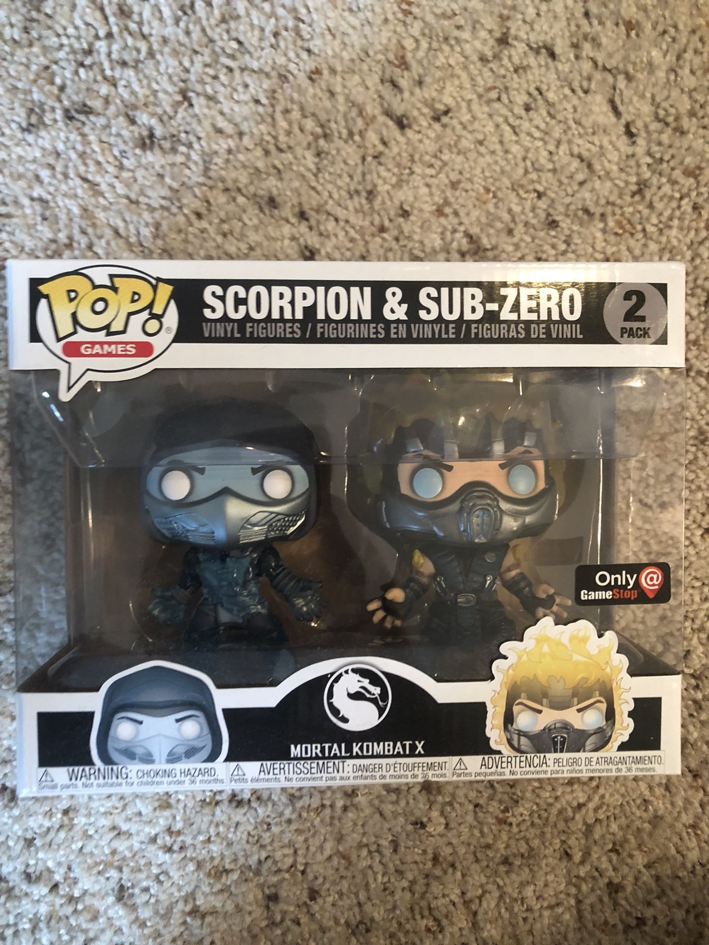 Scorpion & Sub-Zero Funko! Pop 2-Pack (GameStop Exclusive)