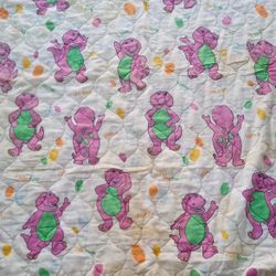 Barney Dinosaur Blanket 