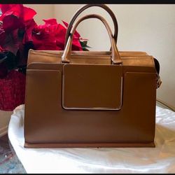 ROGER VIVIER LEATHER HANDLE BAG W/ DUST BAG