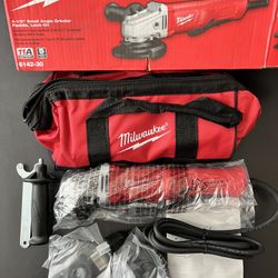 Milwaukee 11amp 4-1/2” Angle Grinder 